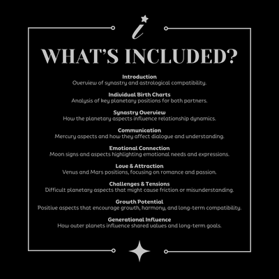 Professional Synastry Relationship Reading