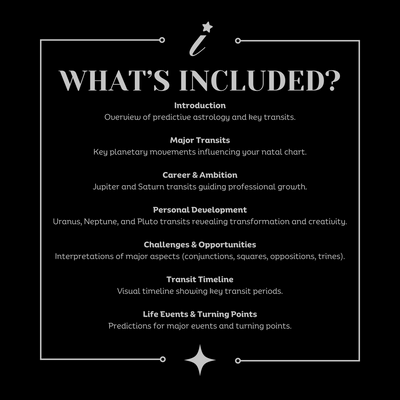 Professional 1 Year Forecast Reading