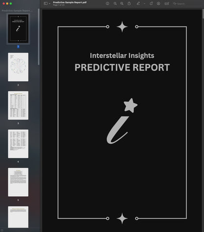 Professional 1 Year Forecast Reading